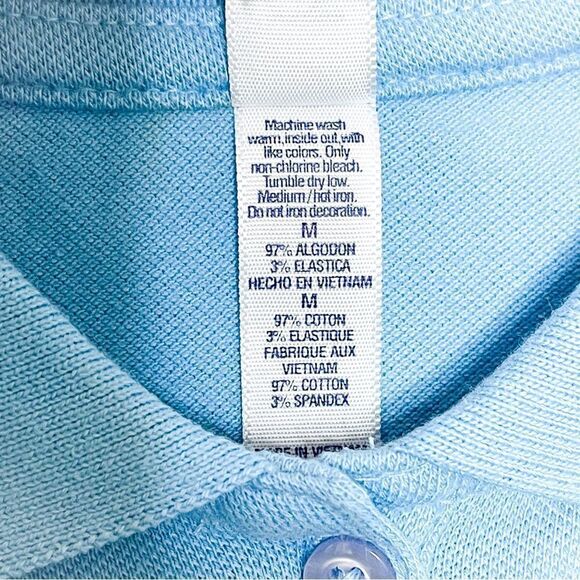 🍋 Dartmouth Tuck School of Business Women’s Blue Polo Shirt | Size M - Picture 7 of 8